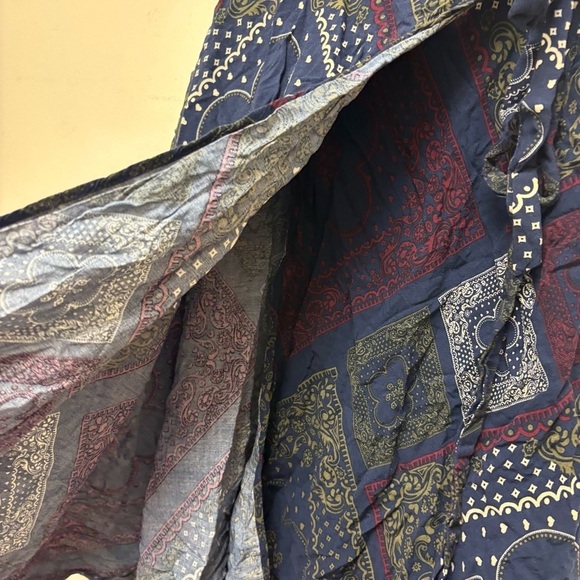 ModCloth Printed Paisley Wrap Midi Skirt - Picture 7 of 11